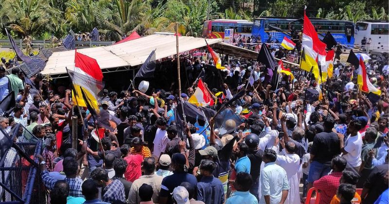 വിഴിഞ്ഞം സമരം : പതിനൊന്നാം ദിവസവും പ്രതിഷേധം ശക്തം