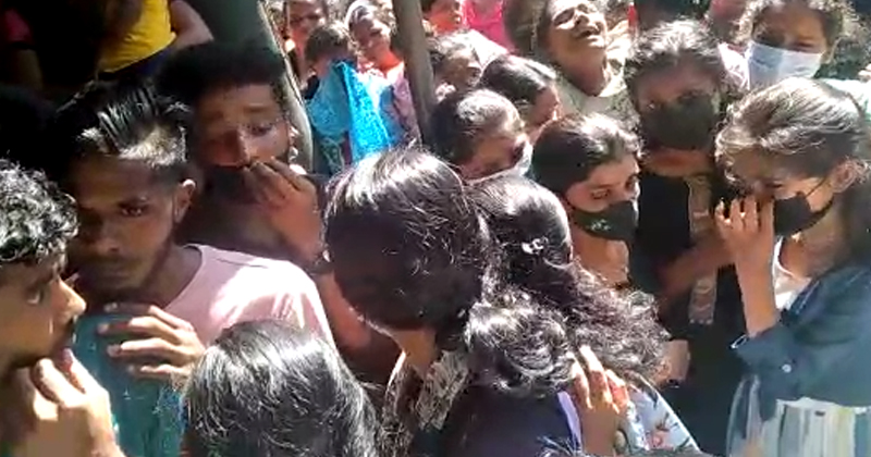 അഭിരാമിക്ക് കണ്ണീരില്‍ കുതിർന്ന യാത്രാമൊഴി... കേരള ബാങ്കിനെതിരെ പ്രതിഷേധം