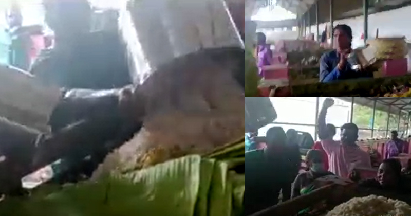 ഓണാഘോഷത്തെ ചൊല്ലി തർക്കം; 30 പേർക്കുള്ള സദ്യ കുപ്പയിലെറിഞ്ഞ് സിഐടിയു പ്രതിഷേധം