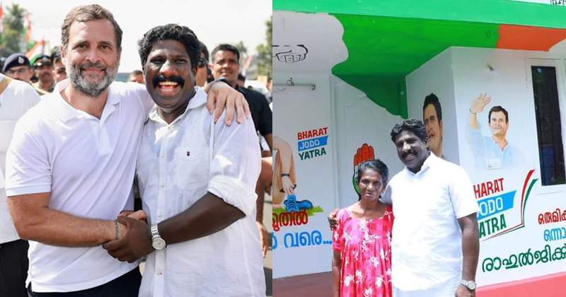 'കോണ്‍ഗ്രസെന്നാല്‍ ജീവനാണ്'; വീട് തന്നെ ഭാരത് ജോഡോ യാത്രയുടെ പ്രചാരണത്തിനായി മാറ്റി നോബല്‍