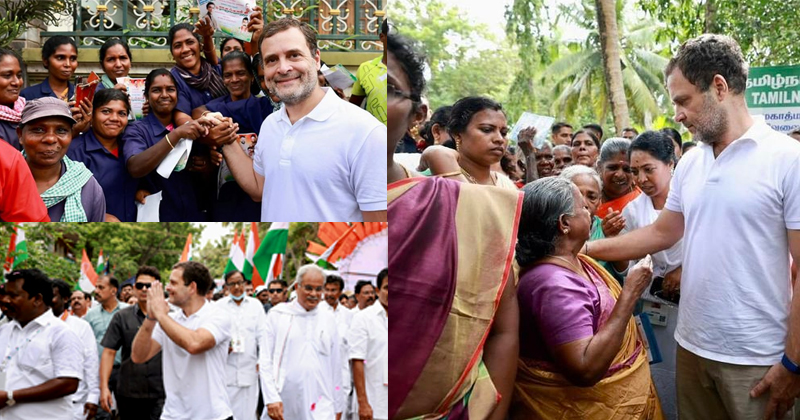 തമിഴ് ജനതയുടെ സ്നേഹത്തിനും പിന്തുണയ്ക്കും നന്ദി പറഞ്ഞ് രാഹുല്‍; നാളെ മുതല്‍ യാത്ര കേരളത്തിന്‍റെ മണ്ണില്‍