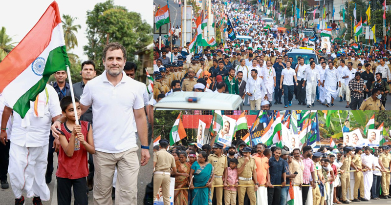 രാഹുലിനെ നെഞ്ചോട് ചേർത്ത് മലയാളക്കര: അനന്തപുരിയെ ആവേശക്കടലാക്കി ഭാരത് ജോഡോ യാത്ര; ഐക്യത്തിലേക്ക് ചുവടുവെച്ച് ആയിരങ്ങള്‍