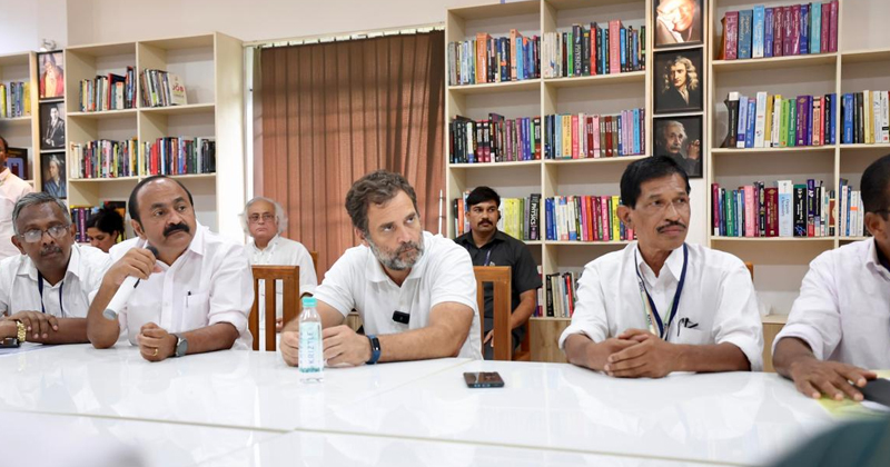 കർഷകദ്രോഹ നയങ്ങള്‍ക്കെതിരെ കോണ്‍ഗ്രസ് എന്നും നിലകൊള്ളും; കർഷകരുമായി സംവദിച്ച് രാഹുല്‍ ഗാന്ധി