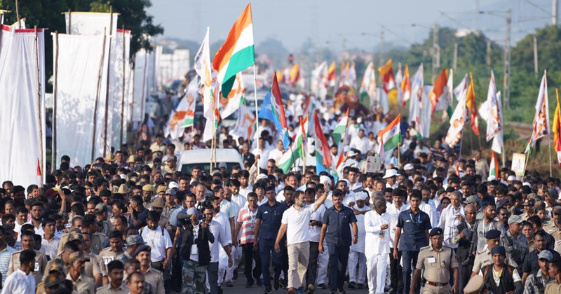 അലകടലായി ഒഴുകിയെത്തി പ്രവര്‍ത്തകര്‍; കർണാടകയില്‍ കോണ്‍ഗ്രസിന്‍റെ ശക്തിപ്രകടനമായി ബെല്ലാരി റാലി