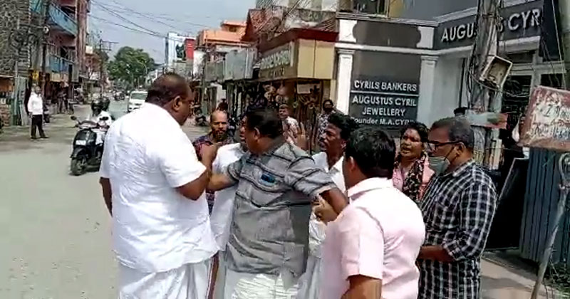 ജനത്തെ ഭീഷണിപ്പെടുത്തി സിപിഎം എംഎല്‍എയും ഏരിയാ സെക്രട്ടറിയും; അസഭ്യവർഷം റോഡിലെ പൊടിശല്യത്തിനെതിരെ പ്രതിഷേധിച്ചതിന് | VIDEO