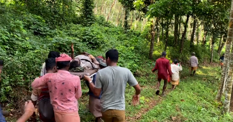 പത്തനംതിട്ട സീതത്തോട്ടില്‍ കടുവയുടെ ആക്രമണത്തില്‍ യുവാവിന് പരിക്ക്;  ഇരു കാലുകളിലും ആഴത്തില്‍ മുറിവ്