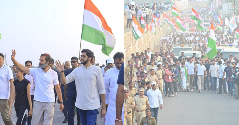 ഭാരത് ജോഡോ യാത്ര; മഹാരാഷ്ട്രയിൽ രാഹുൽ ഗാന്ധിക്കൊപ്പം ആദിത്യ താക്കറെയും