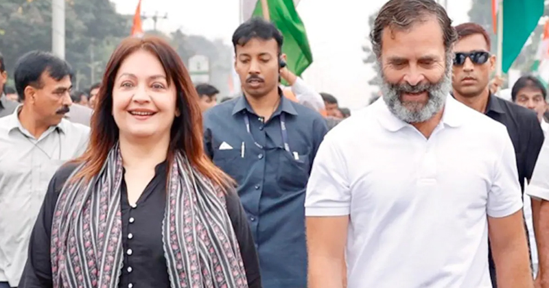 രാഹുല്‍ ഗാന്ധിയ്ക്ക് ഒപ്പം ഭാരത് ജോഡോ യാത്രയില്‍ പങ്കു ചേര്‍ന്ന് ബോളിവുഡ് താരം പൂജ ബട്ട്