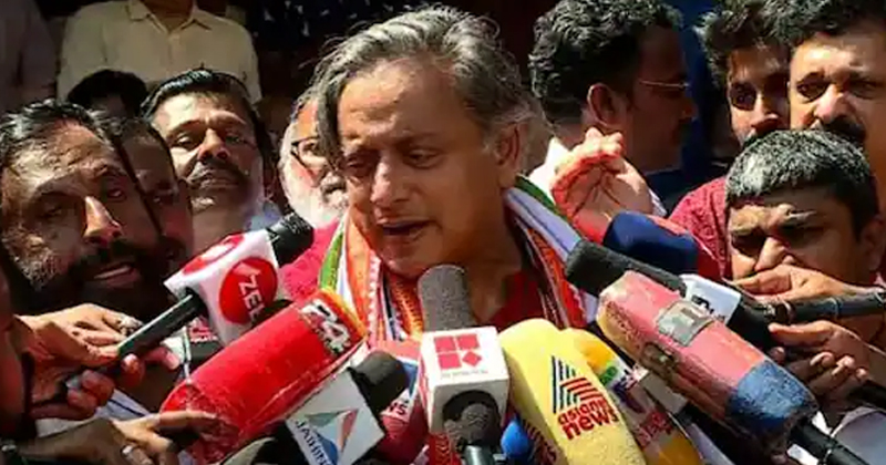 'വ്യവസായികള്‍ക്ക് കേരളം സാത്താന്‍റെ നാട്'; സംസ്ഥാന സര്‍ക്കാരിനെതിരെ ശശി തരൂര്‍
