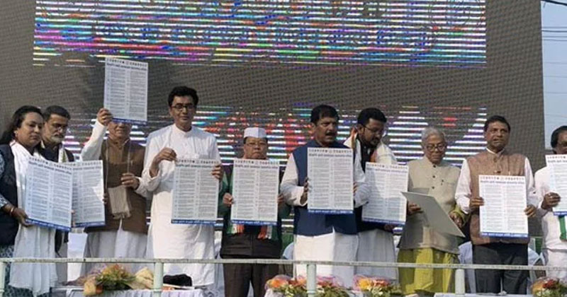 ത്രിപുര ബിജെപിയില്‍ കൊഴിഞ്ഞുപോക്ക് തുടരുന്നു; പാര്‍ട്ടി വിട്ട് ഒരു എംഎല്‍എ കൂടി കോണ്‍ഗ്രസില്‍ ചേര്‍ന്നു