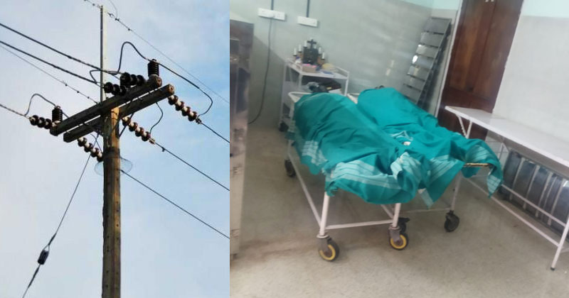 ഇരുമ്പ് ഏണി വൈദ്യുതി കമ്പിയില്‍ തട്ടി; ഇടുക്കിയിൽ രണ്ട് പേർ ഷോക്കേറ്റ് മരിച്ചു