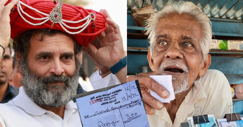 'രാഹുല്‍ ഗാന്ധിക്കും യാത്രയ്ക്കും സർവൈശ്വര്യങ്ങളും ഉണ്ടാകണം': വഴിപാട് നടത്തി രാമകൃഷ്ണ മാരാർ; ഹൃദ്യം