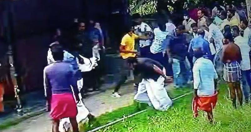 കൊല്ലത്ത് തല്ലുമാല; ക്ഷേത്രഭൂമി തര്‍ക്കത്തില്‍ ഇരുവിഭാഗങ്ങള്‍ തമ്മില്‍ കൂട്ടത്തല്ല്