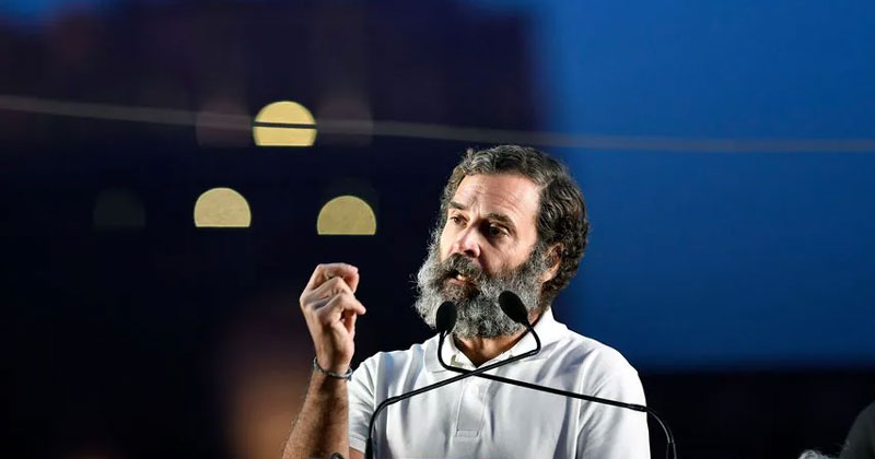 'രാജ്യം ഭരിക്കുന്നത് അംബാനി-അദാനി സർക്കാർ, യഥാർത്ഥ പ്രശ്നങ്ങളിൽ നിന്ന് ജനശ്രദ്ധ തിരിക്കാന്‍ വർഗീയ ധ്രുവീകരണം നടത്തുന്നു'; കേന്ദ്ര സർക്കാരിനെ കടന്നാക്രമിച്ച് രാഹുല്‍ ഗാന്ധി