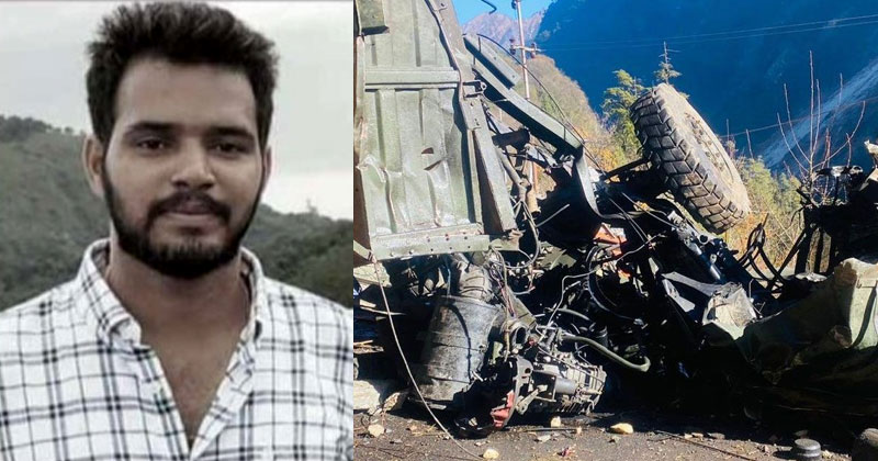 Army vehicle crash in Sikkim;  A Malayali among the dead – Jaihind TV