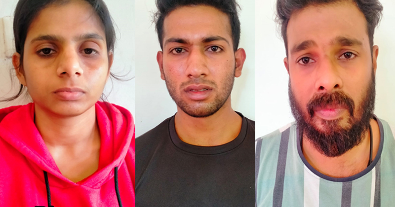 കരിപ്പൂരിൽ സ്വര്‍ണ്ണം കടത്തികൊണ്ട് വന്ന യുവതിയും കടത്ത് സ്വര്‍ണ്ണം തട്ടിയെടുക്കാന്‍ എത്തിയ സംഘവും പിടിയിലായി