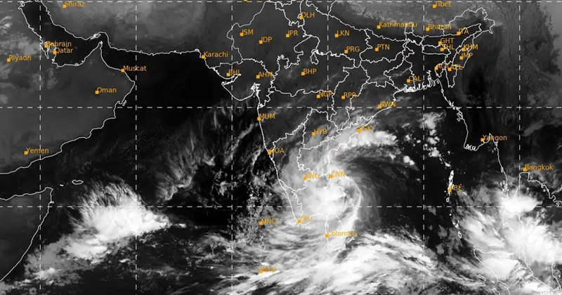 മാന്‍ഡസ് ചുഴലിക്കാറ്റ്; തമിഴ്നാട്, പുതുച്ചേരി, ആന്ധ്രപ്രദേശ് എന്നിവിടങ്ങളില്‍ ഓറഞ്ച് അലര്‍ട്ട്