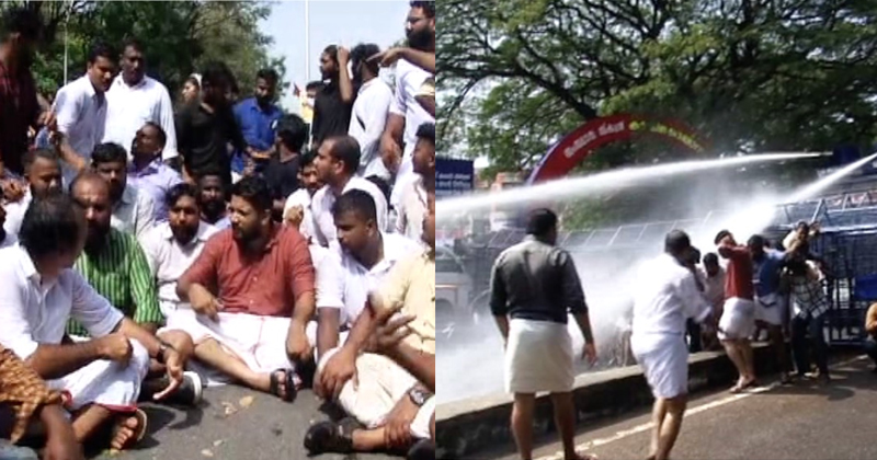 പോലീസ് അതിക്രമം,ലാത്തിചാര്‍ജ്, ഗ്രനേഡ്, ജലപീരങ്കി; യൂത്ത് കോൺഗ്രസ് നിയമസഭ മാർച്ചില്‍ സംഘര്‍ഷം