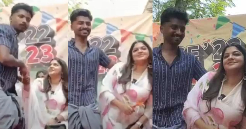 അപര്‍ണ ബാലമുരളിയോട് അപമര്യാദയായി പെരുമാറിയ വിദ്യാര്‍ത്ഥിക്ക് സസ്പെന്‍ഷന്‍