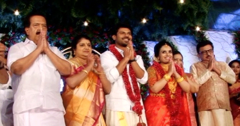 രമേശ് ചെന്നിത്തലയുടെ മകന്‍ രമിത്ത് ചെന്നിത്തലയും  ജുനീറ്റ മറിയം ജോണും വിവാഹിതരായി