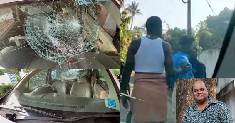 ചലച്ചിത്ര താരം സുനിൽ സുഖദയുടെ കാറിന് നേരെ തൃശൂരിൽ ആക്രമണം; നടന് പരിക്ക്