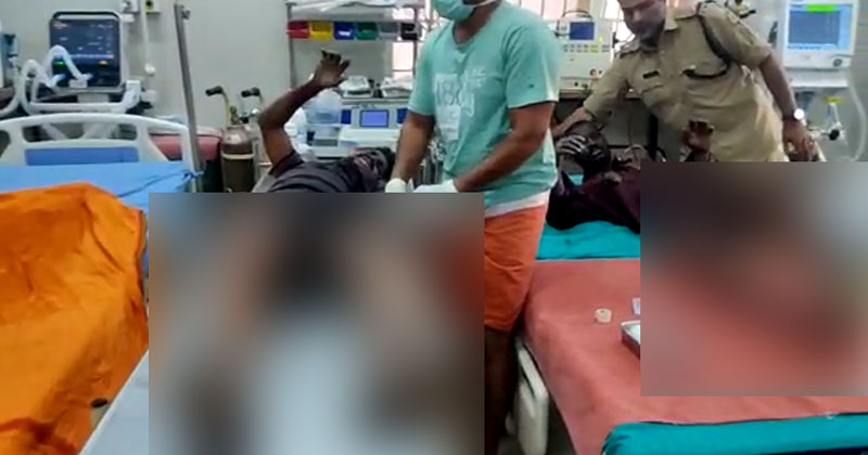 സന്നിധാനത്ത് വെടിമരുന്ന് നിറയ്ക്കുന്നതിനിടെ കതിന പൊട്ടിത്തെറിച്ച് അപകടം; മൂന്ന് പേര്‍ക്ക് പരിക്ക് | VIDEO
