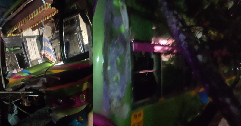 മാനത്തൂരിൽ ശബരിമല തീർത്ഥാടകർ സഞ്ചരിച്ച ബസ് അപകടത്തിൽപ്പെട്ടു; 14 പേർക്ക് പരിക്ക്