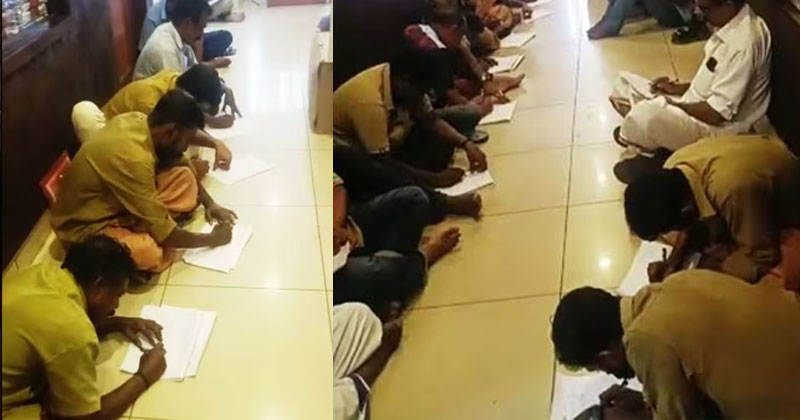 'ഇനി മദ്യപിച്ച് വാഹനം ഓടിക്കില്ല'; പിടിയിലായ ഡ്രൈവർമാരെക്കൊണ്ട് 1000 തവണ എഴുതിപ്പിച്ച് പോലീസ്