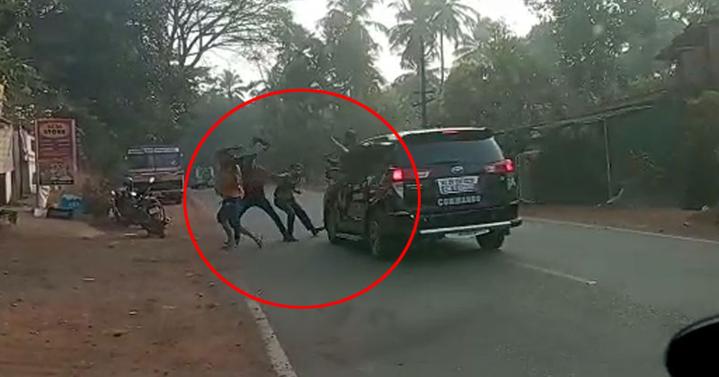 കരിങ്കൊടി പ്രതിഷേധക്കാർക്കുനേരെ മുഖ്യമന്ത്രിയുടെ വാഹനവ്യൂഹം ഓടിച്ചുകയറ്റിയ സംഭവം; പരാതി നല്‍കി യൂത്ത് കോണ്‍ഗ്രസ്
