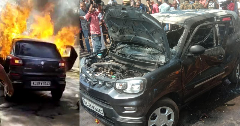 കണ്ണൂരില്‍ കാറിന് തീപിടിച്ച് ഗർഭിണിയും ഭർത്താവും മരിച്ച സംഭവം; ഷോർട്ട്  സർക്യൂട്ട് തന്നെയെന്ന് സ്ഥിരീകരിച്ച് ആർടിഒ റിപ്പോർട്ട്