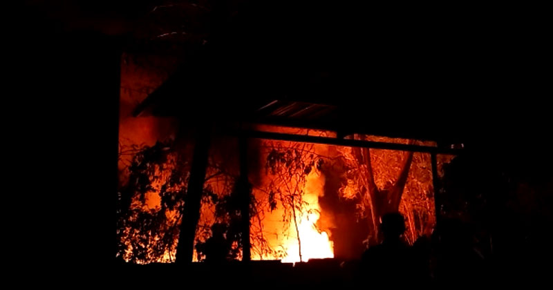 പാലക്കാട് നഗരത്തില്‍ വന്‍ തീപിടിത്തം; ടയർ കട കത്തിനശിച്ചു
