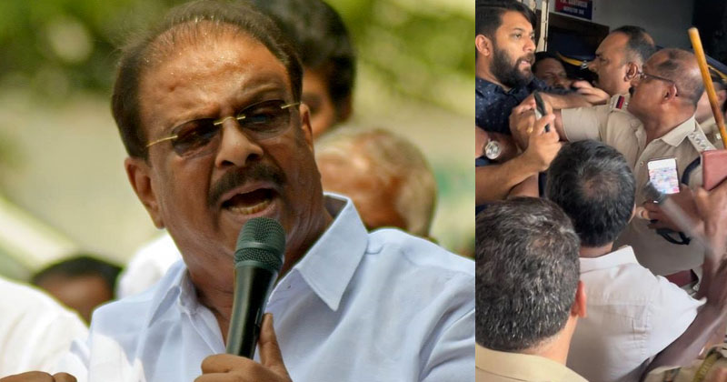 'പിണറായി വിജയന്‍റെ ചെരുപ്പ് നക്കലല്ല, നിയമപാലനമാണ് ജോലിയെന്ന് ഓർത്താല്‍ നന്ന്'; പോലീസിന് മുന്നറിയിപ്പുമായി കെ സുധാകരന്‍ എംപി
