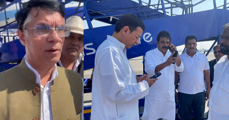 മോദിയെ വിമർശിച്ചതിന് കേസ്: കോൺഗ്രസ് വക്താവ് പവൻ ഖേരയ്ക്ക് യാത്രാനുമതി നിഷേധിച്ചു; വിമാനത്താവളത്തില്‍ പ്രതിഷേധിച്ച് നേതാക്കള്‍