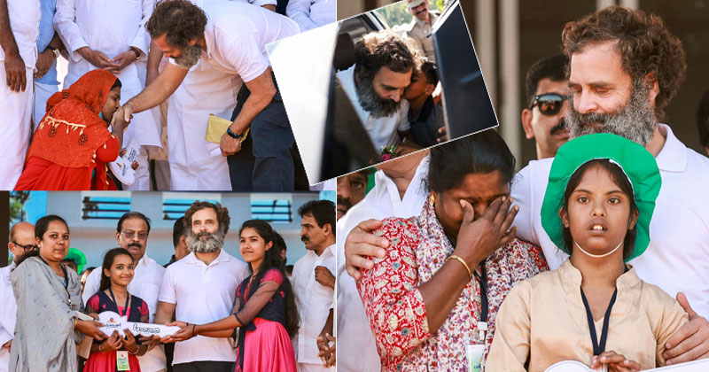 സാന്ത്വനമായി രാഹുല്‍; സബർമതി പദ്ധതിയില്‍ നിർമ്മിച്ച 25 വീടുകളുടെ താക്കോല്‍ ദാനം നിർവഹിച്ചു
