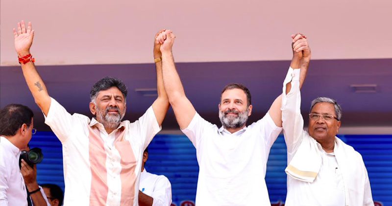 കർണാടകത്തില്‍ കയ്യടി നേടി കോണ്‍ഗ്രസ്; അധികാരമേറ്റ് മണിക്കൂറുകള്‍ക്കകം വാഗ്ദാനങ്ങള്‍ക്ക് അംഗീകാരം
