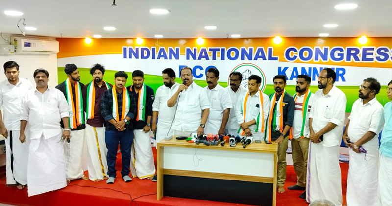 കണ്ണൂര്‍ തൊടിക്കളത്ത് 7 സിപിഐ പ്രവർത്തകർ കോണ്‍ഗ്രസില്‍ ചേർന്നു; കൂടുതല്‍ പേർ വരുമെന്ന് അംഗത്വം സ്വീകരിച്ചവർ
