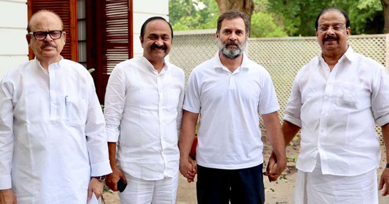ഭീഷണിയുടെയും പകപോക്കലിന്‍റെയും രാഷ്ട്രീയത്തെ കോണ്‍ഗ്രസ് പാര്‍ട്ടി ഭയപ്പെടുന്നില്ല; രാഹുല്‍ ഗാന്ധി
