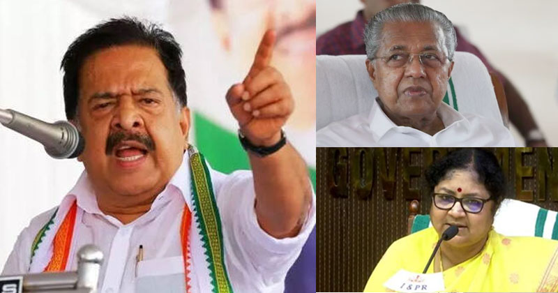 ഉന്നതവിദ്യാഭ്യാസ മന്ത്രിയുടെ രാജി മുഖ്യമന്ത്രി എഴുതി വാങ്ങണം: രമേശ് ചെന്നിത്തല