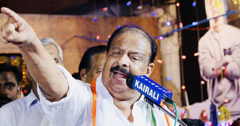ബിജെപി സിപിഎം ഭായ് ഭായ്; സുരേന്ദ്രന്റെ ജാമ്യഹര്‍ജിയെ എതിര്‍ക്കാത്തത് അവിശുദ്ധ ബന്ധത്തിന്റെ തെളിവെന്ന് കെ.സുധാകരന്‍