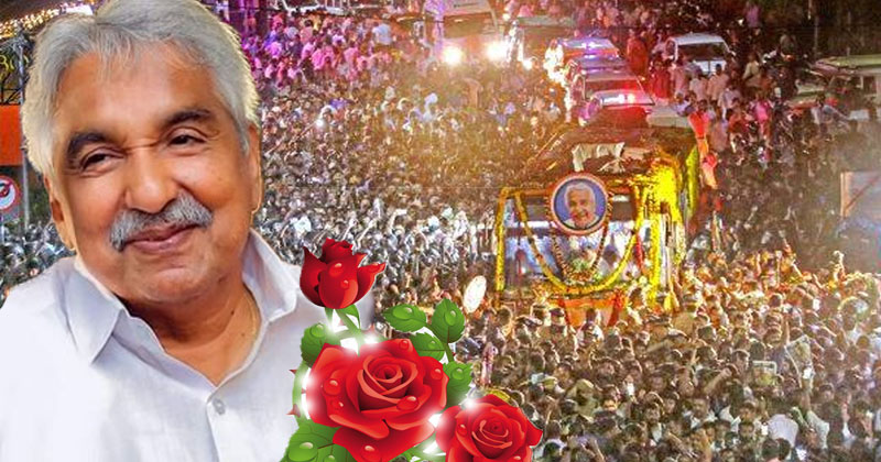ചരിത്രം വിട വാങ്ങി; ജനനായകന് ഇനി പുതുപ്പള്ളി പള്ളിയില്‍ വിശ്രമം