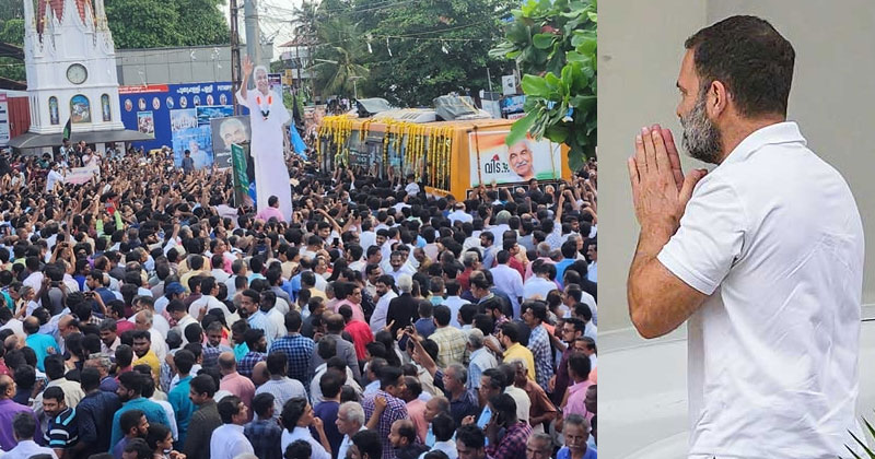 ജനനായകന് കണ്ണീർ പ്രണാമം അർപ്പിച്ച് പുതുപ്പള്ളി; അന്തിമോപചാരം അർപ്പിക്കാന്‍ രാഹുല്‍ ഗാന്ധി എത്തി