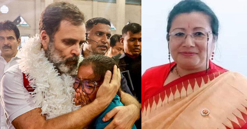 സമാധാനം കൊണ്ട് വരണം; രാഹുൽ ഗാന്ധിയുടെ മണിപ്പൂർ സന്ദർശനത്തെ അഭിനന്ദിച്ച് ബിജെപി സംസ്ഥാന അധ്യക്ഷ