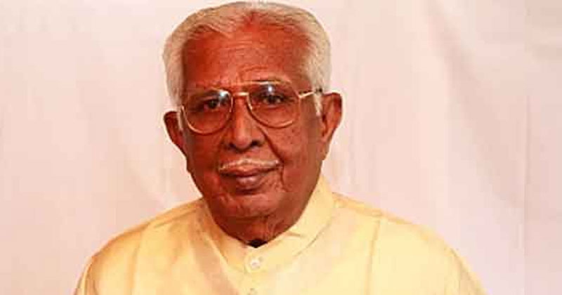മുതിര്‍ന്ന കോണ്‍ഗ്രസ് നേതാവ് വക്കം പുരുഷോത്തമൻ അന്തരിച്ചു