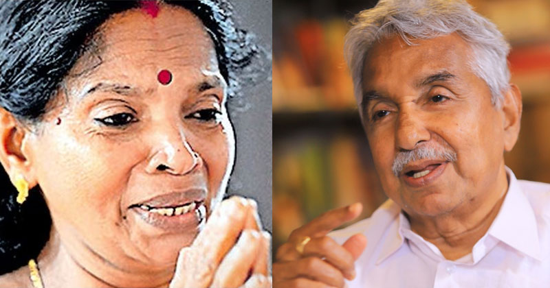 ഉമ്മൻചാണ്ടിയെ പ്രകീർത്തിച്ചു സംസാരിച്ചതിന് പ്രതികാര നടപടി തുടർന്ന് സംസ്ഥാന സർക്കാർ;സതിയമ്മയ്ക്കെതിരെ കേസെടുത്തു; കാട്ടുനീതിയെന്ന് കോണ്‍ഗ്രസ്