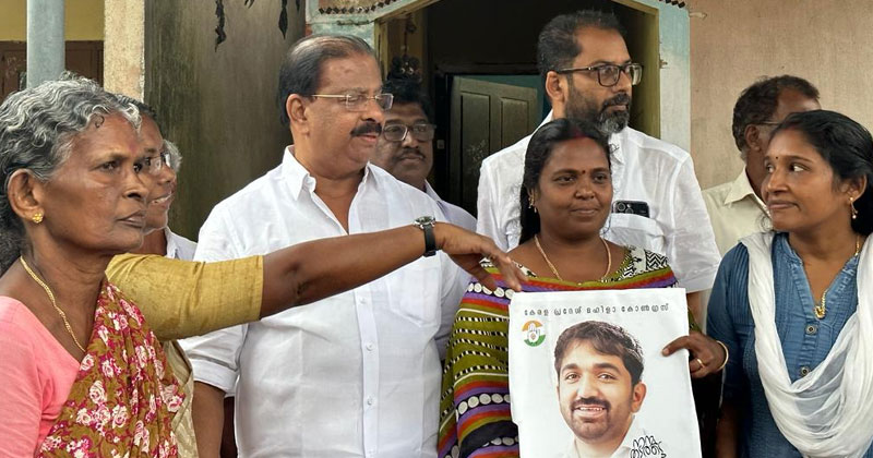 "ആ കരുതല്‍ തുടരാന്‍ ചാണ്ടി ഉമ്മനെ വിജയിപ്പിക്കണം"; പുതുപ്പള്ളി പരിയാരം ലക്ഷംവീട് കോളനിയില്‍ വോട്ട് അഭ്യർത്ഥിച്ച് കെ. സുധാകരന്‍ എംപി