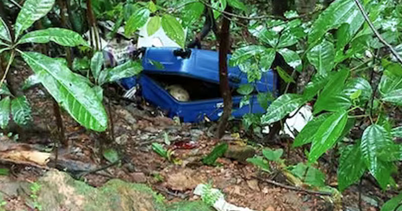തലശേരി- കുടക് അന്തര്‍സംസ്ഥാനപാതയില്‍ ട്രോളിബാഗില്‍ മൃതദേഹം; നാലു കഷണങ്ങളാക്കി ഉപേക്ഷിച്ച നിലയില്‍