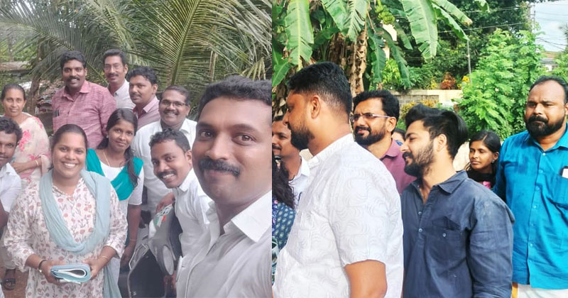 ഡോർ ടു ഡോർ ക്യാമ്പയിന്‍റെ വിജയവുമായി യൂത്ത് കോൺഗ്രസ്  ഔട്ട്‌ റീച് സെൽ