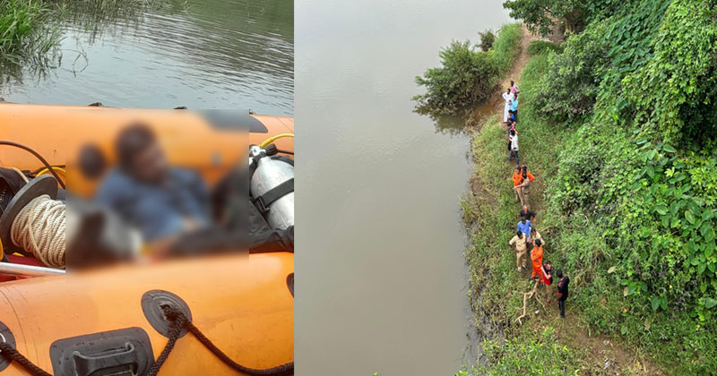 പമ്പാ നദിയില്‍ ഒഴുക്കില്‍പ്പെട്ട് ഒരു മരണം; രണ്ടു പേർക്കായി തിരച്ചില്‍