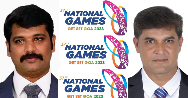 37-ാമത് ദേശീയ ഗെയിംസ് 2023  ന്റെ ഭാഗമായി മിനിഗോൾഫ് ടൂർണമെന്റിൽ കേരളത്തിൽ നിന്ന് രണ്ട് റഫറിമാർ