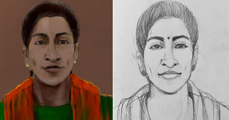 അബിഗേലിനെ തട്ടിക്കൊണ്ടുപോയ ദിവസം രാവിലെ മറ്റൊരു വീട്ടിലും അജ്ഞാത സംഘം; സ്ത്രീയുടെ രേഖാചിത്രം പുറത്തുവിട്ടു